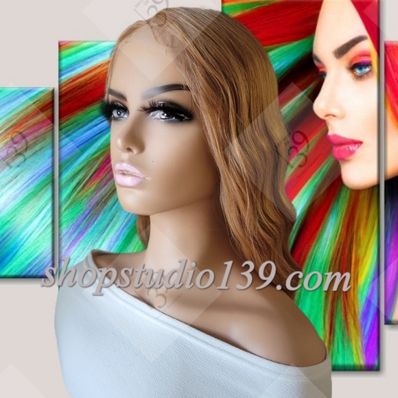 Human hair deep wave HD lacefront wig - Picture 2 of 3